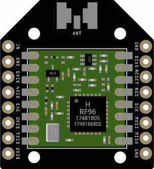 HopeRF RFM9xW Breakout Board