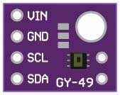 MAX44009 Ambient Light Sensor Module