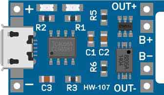 TP4056 Lithium Battery Charge Management Module